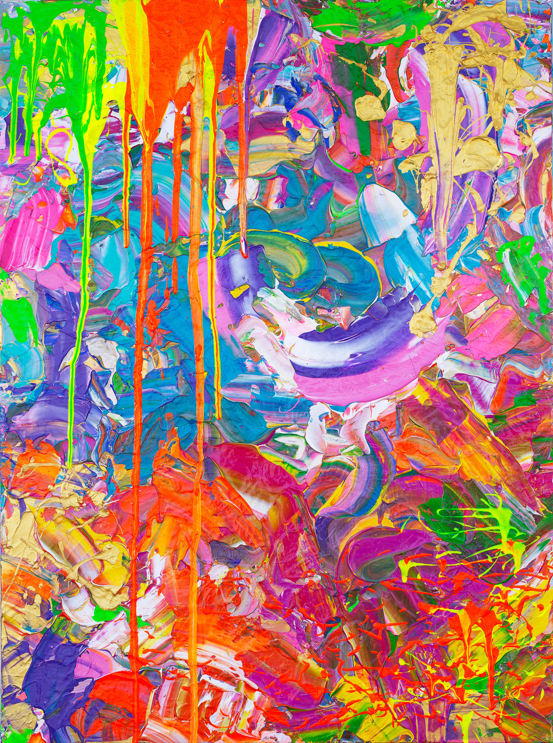 Painting 'Flowing landscape' by Marc Rubenska