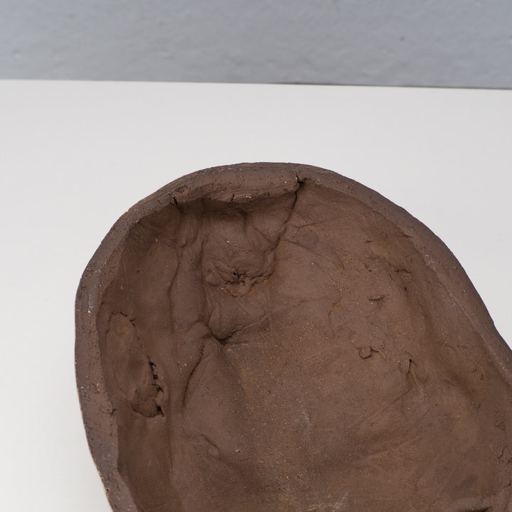 Beautiful glazed clay mask