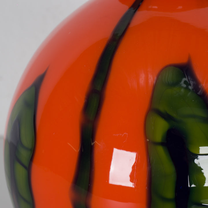 Beautiful Mid-Century Spherical Glass Vase – Kralik Seaweed