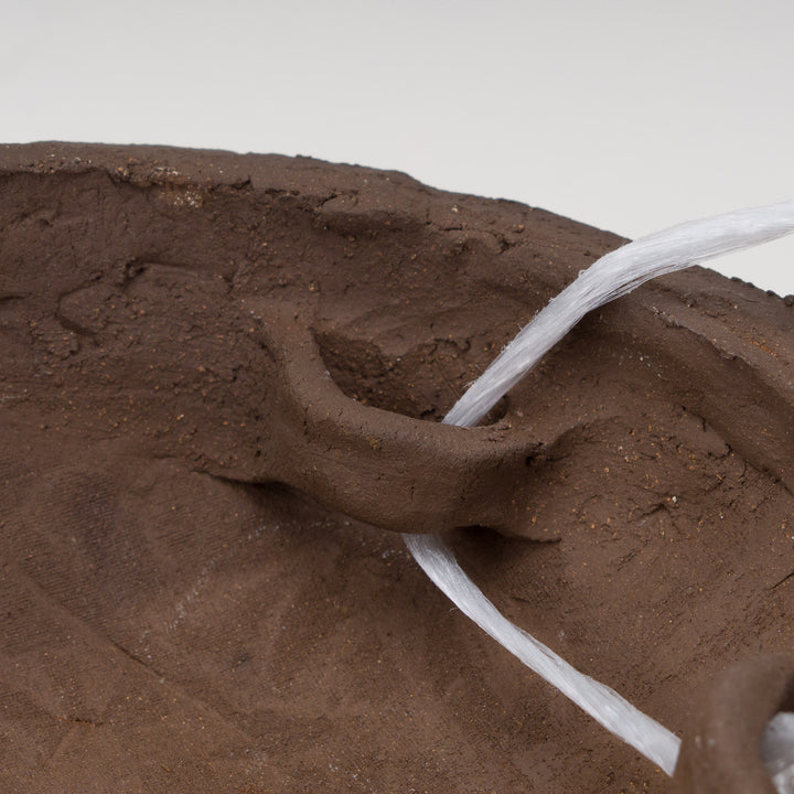 Beautiful glazed clay mask