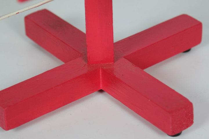 Handgemaakte decoratieve rode lamp - De Tuin Der Kunsten