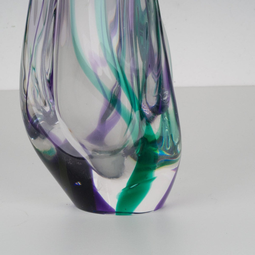 Kristaluniek vintage vaas door Max Verboeket. - De Tuin Der Kunsten