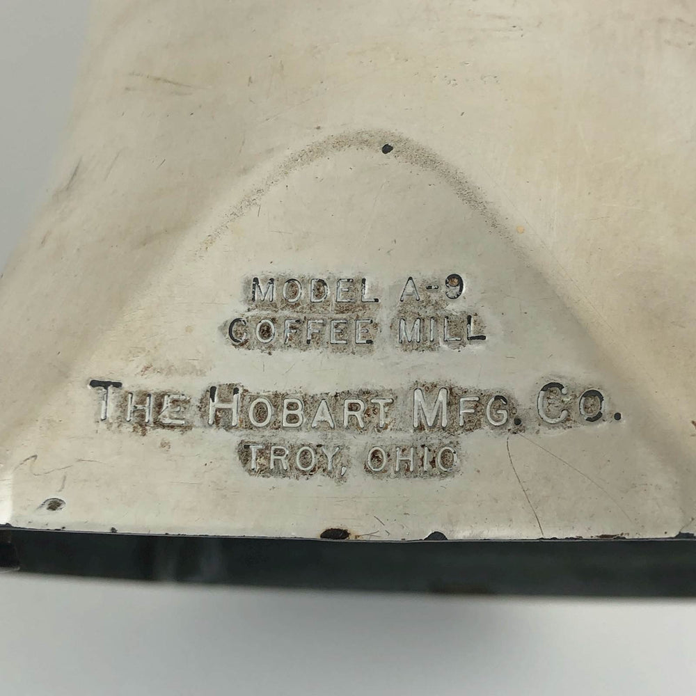 Vintage lamp van een koffiemolen van Kitchen Aid - De Tuin Der Kunsten