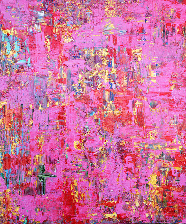 Contemporary painting 'Pritty in pink' by Marc Rubenska