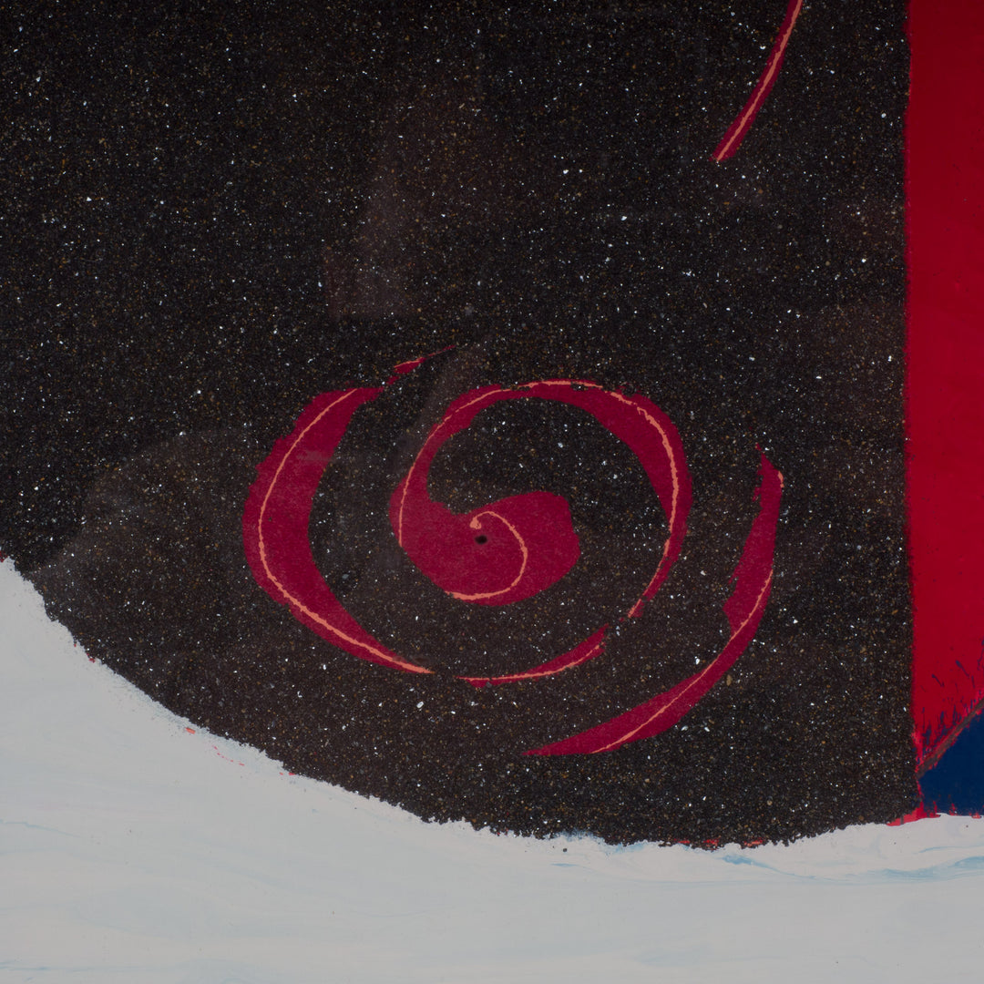 Compositie in Spanning – abstract schilderij in gemengde techniek (1991)