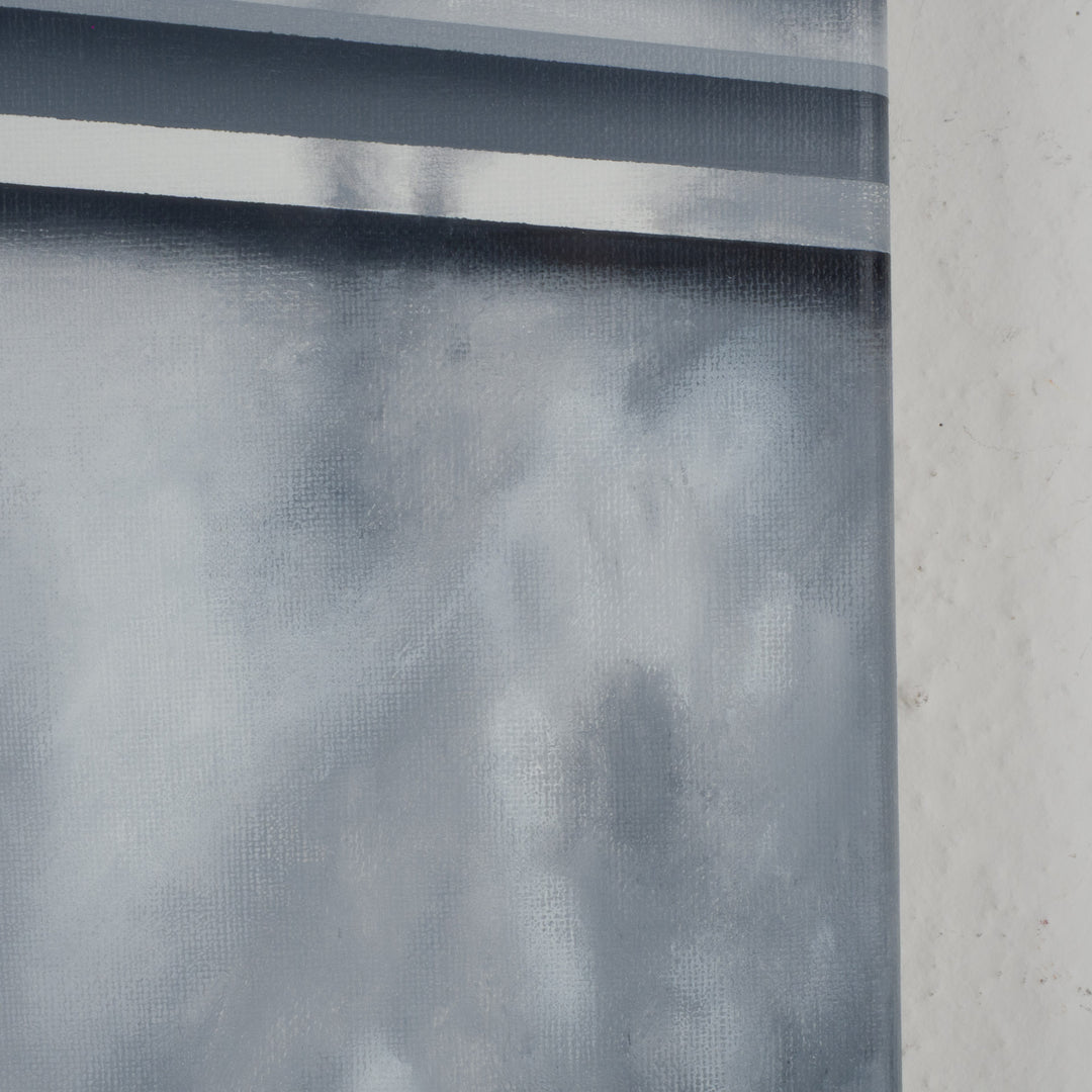 Schilderij “Architectural Silence nr. 12” – Vervagende grenzen tussen binnen en buiten | Monique Coppieters