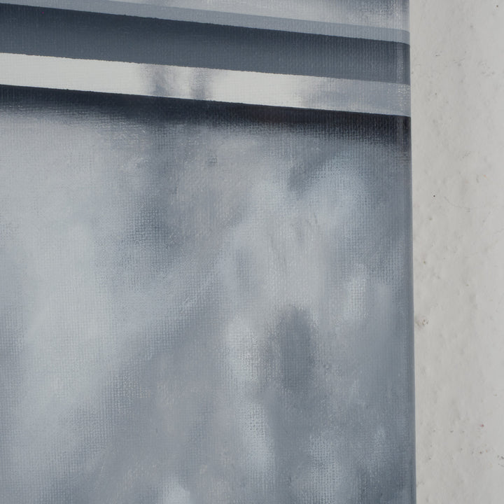 Schilderij “Architectural Silence nr. 12” – Vervagende grenzen tussen binnen en buiten | Monique Coppieters