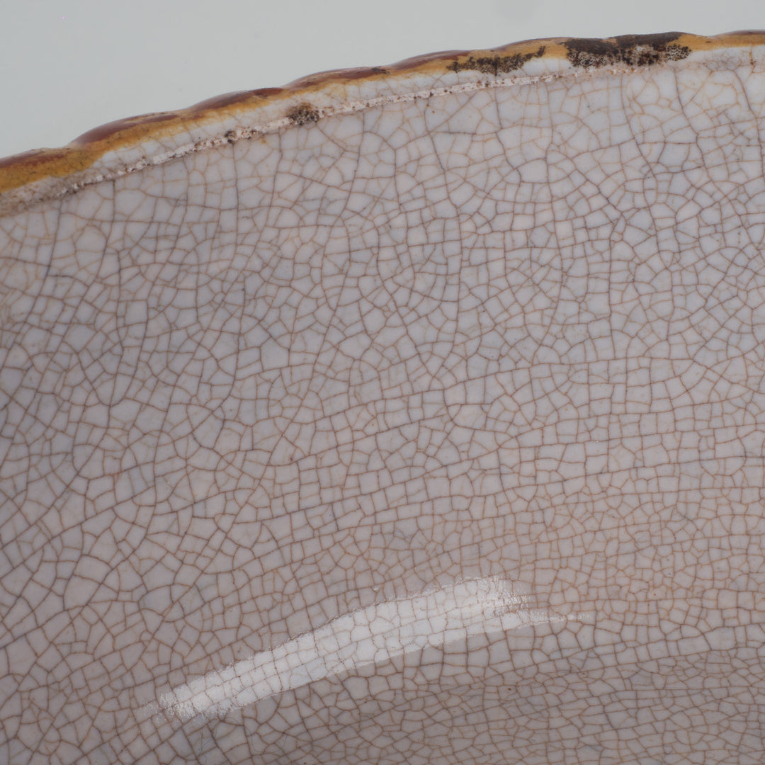 1930s Tellurite No. 5 – Cast Iron Decorative and Utility Bowl (Belgium)