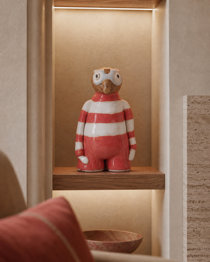 Ludiek keramisch beeld “De Duiker” – Patrick Benoot – 31 cm hoog