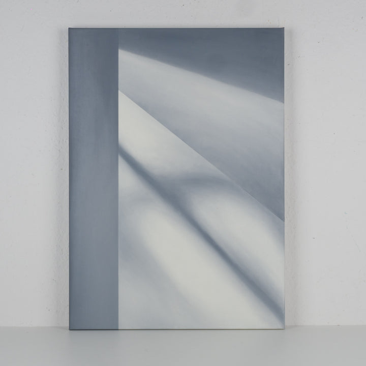 Architecturale stilte in balans – tijdloze rust voor een verfijnd interieur schilderij door Monique Coppieters / 50,5 x 70,5 cm