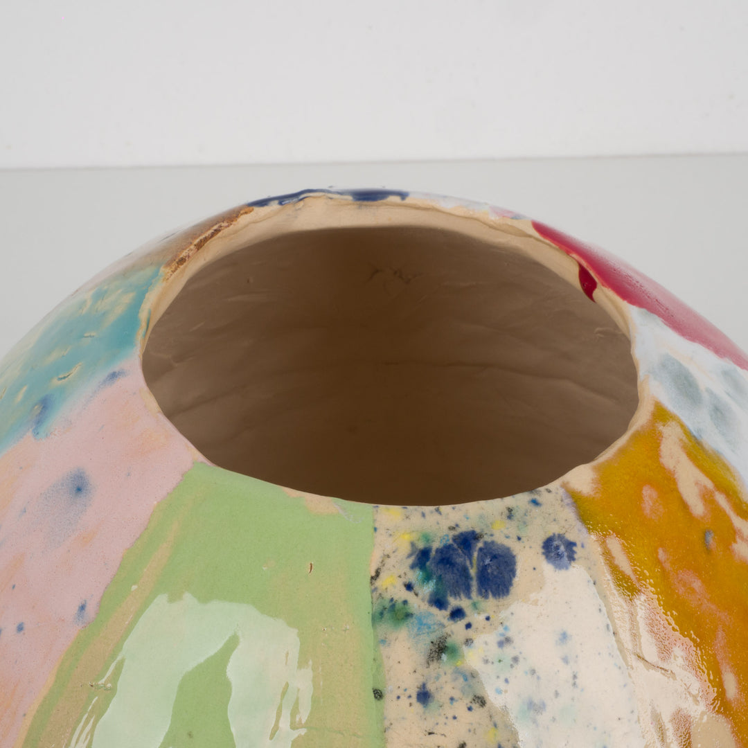 Handgemaakte kleurrijke keramische vaas – Dwayne