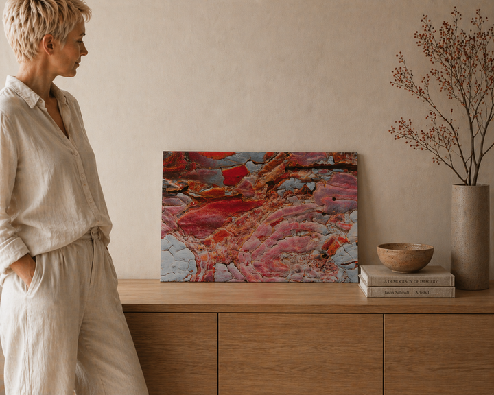 Prachtige marmerdetail foto – 90x60x2 cm