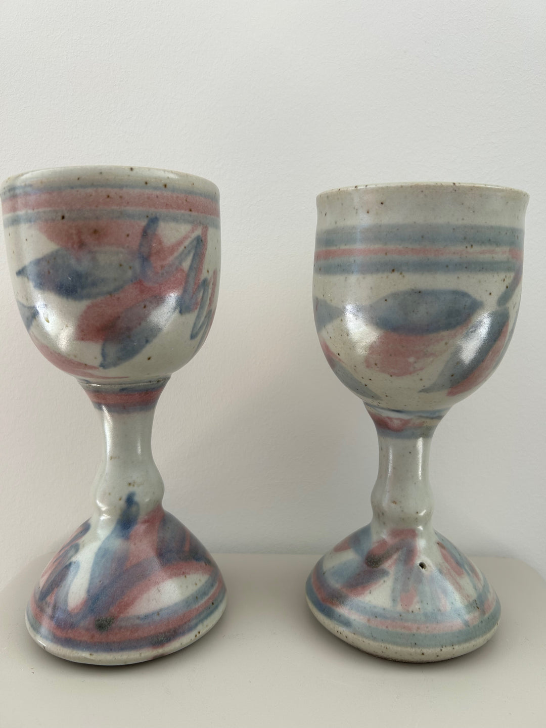 Set van 2 Vintage Beaufort Pottery Bekers Australië – 9x9x19,5cm
