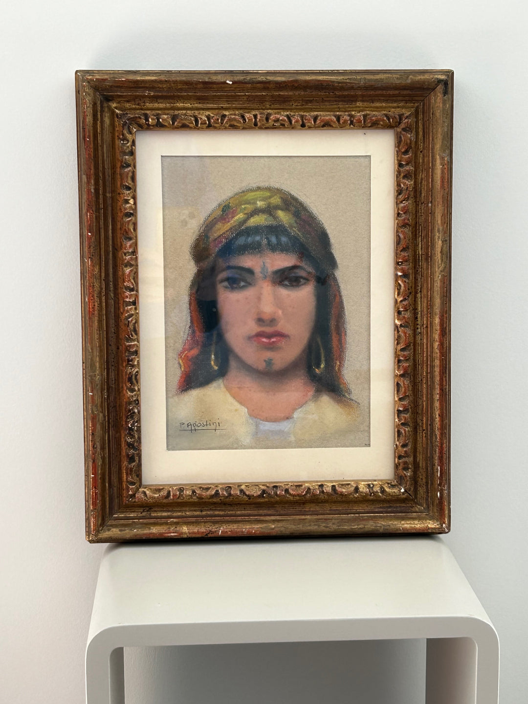 Oriëntaalse Dame – P. Agiostini / 32x40x3,5cm