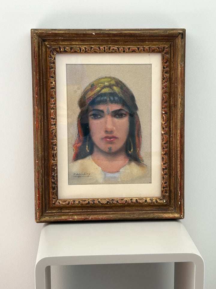 Oriëntaalse Dame – P. Agiostini / 32x40x3,5cm