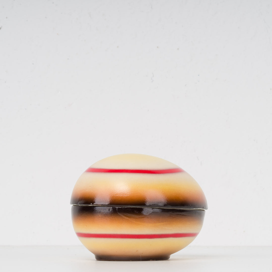 Keramisch dekselpotje BIHL – Tschechoslovakia – 16 x 11 x 10 cm