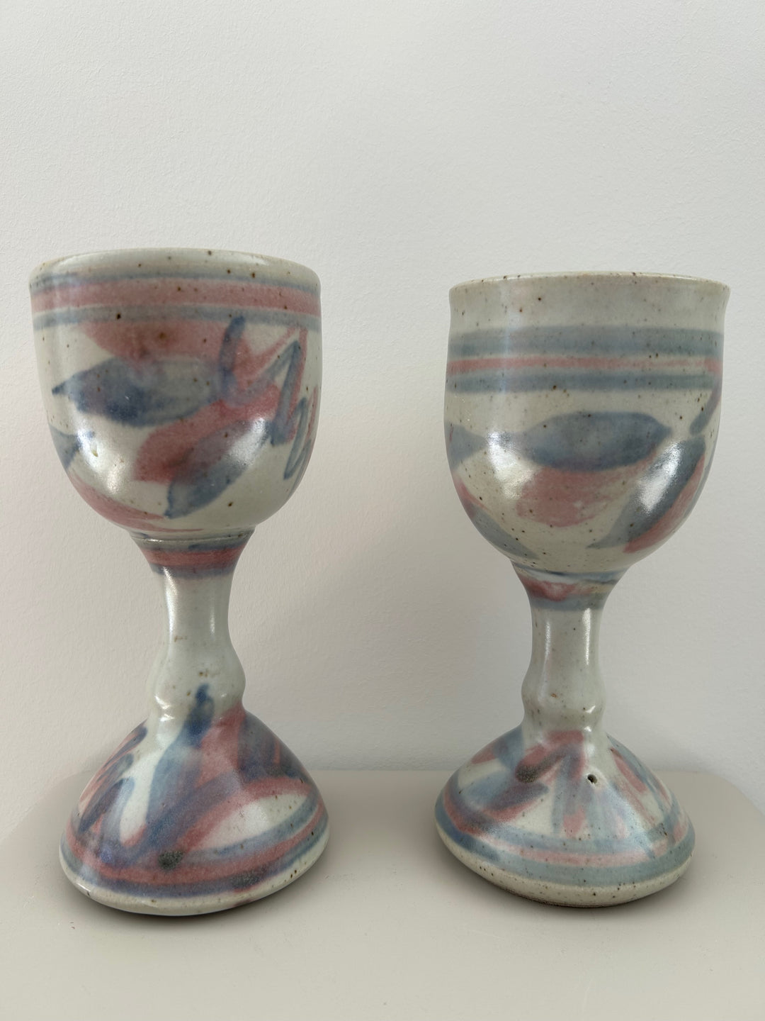 Set van 2 Vintage Beaufort Pottery Bekers Australië – 9x9x19,5cm