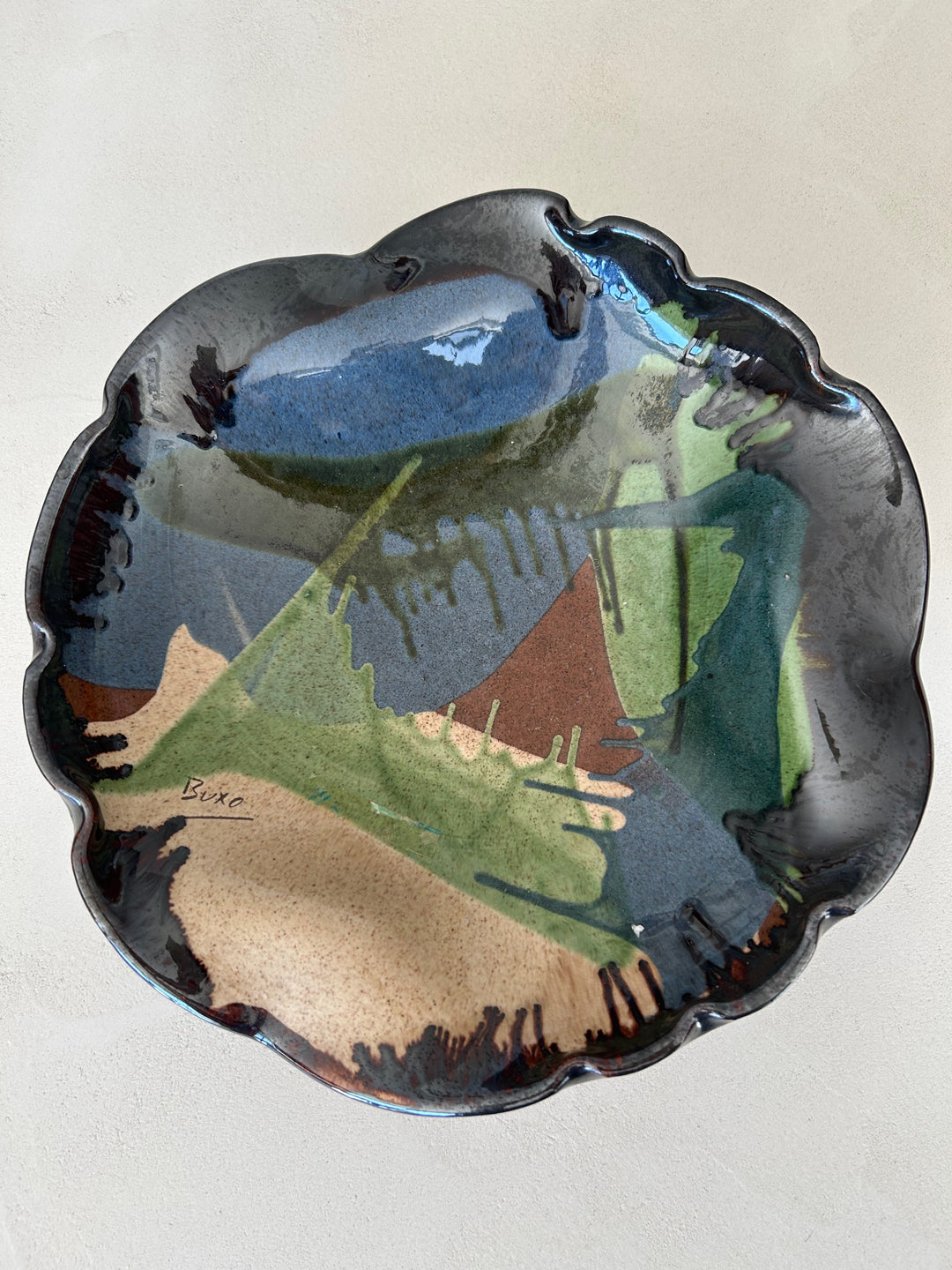 Thomas Buxo Design Schaal Gesigneerd / 30x30x8,5cm