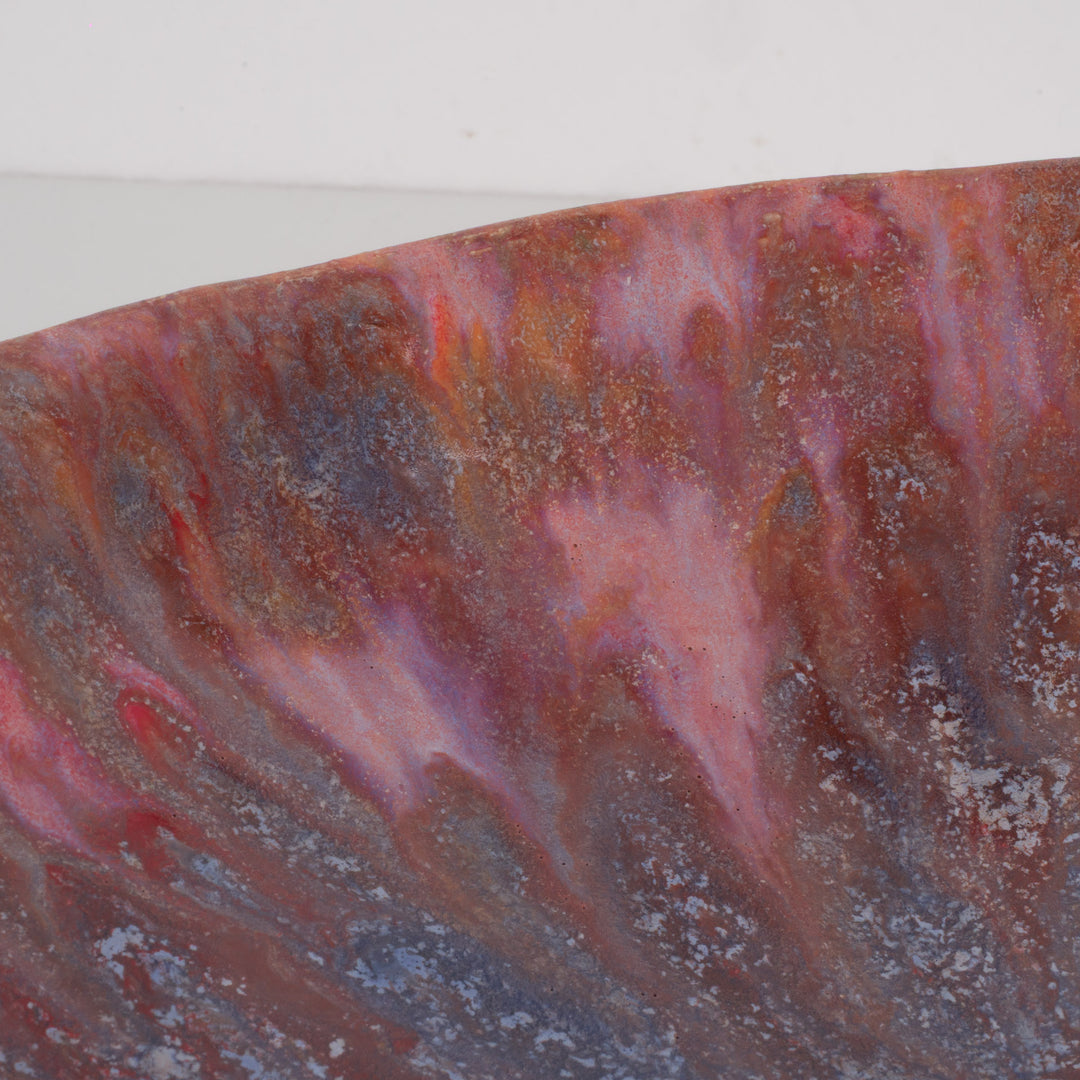 Handgemaakte keramische schaal – Melissa Velter / 33,5 x 33,5 x 8,3 cm