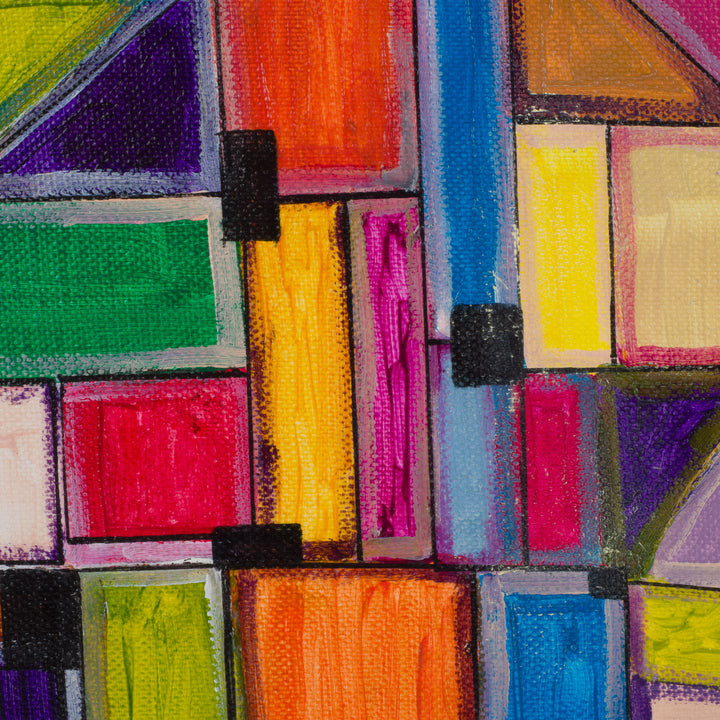 Hedendaags kleurrijk schilderij – JP Terryn | 30 × 40 cm