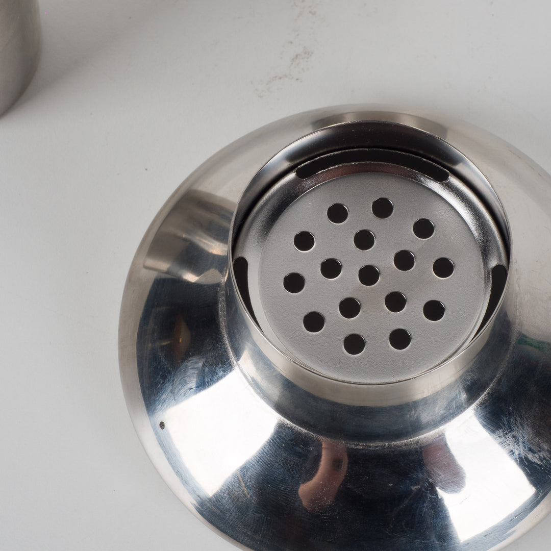 Vintage cocktailshaker in inox – tijdloze barware met karakter