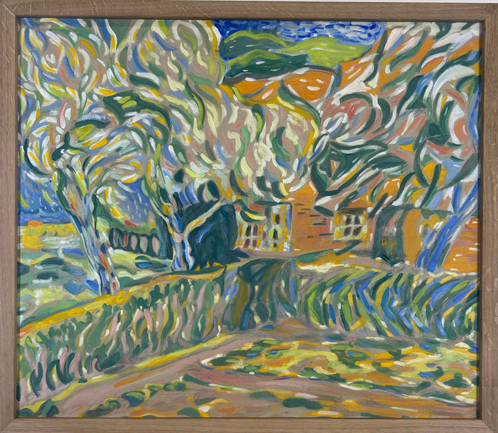 Schilderij 'Landschap in Beweging' door S. Matthijs