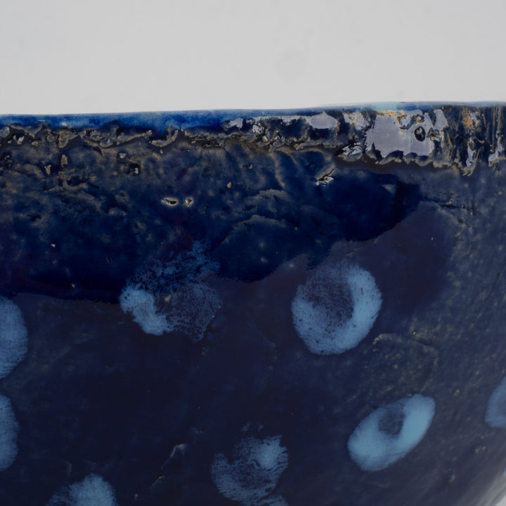 Diepblauwe Handgemaakte Keramische Schaal – Jan Deceuninck | Uniek Atelierstuk