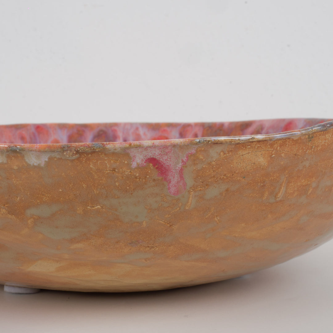 Handgemaakte keramische schaal – Melissa Velter / 33,5 x 33,5 x 8,3 cm