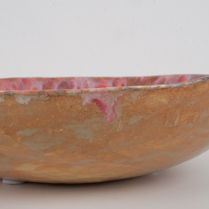 Handgemaakte keramische schaal – Melissa Velter / 33,5 x 33,5 x 8,3 cm