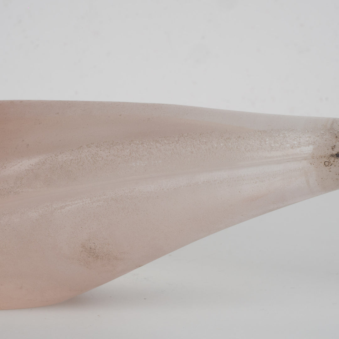 Murano vogel in bordeaux mat glas – Cenedese Murano