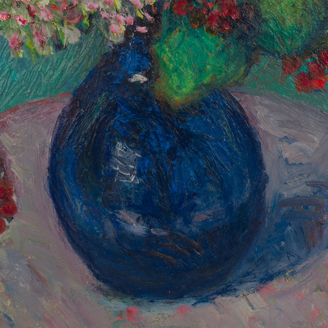 Bloemenschilderij 1959 – Gesigneerd E.E.R. – 40 x 50 x 2 cm
