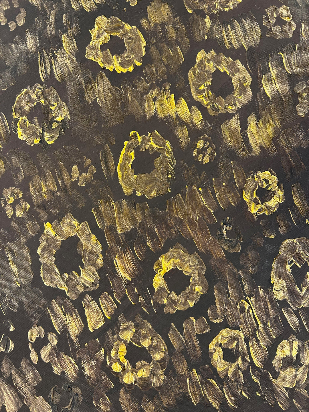 Schilderij 'Gouden Stilte' door A. Peters