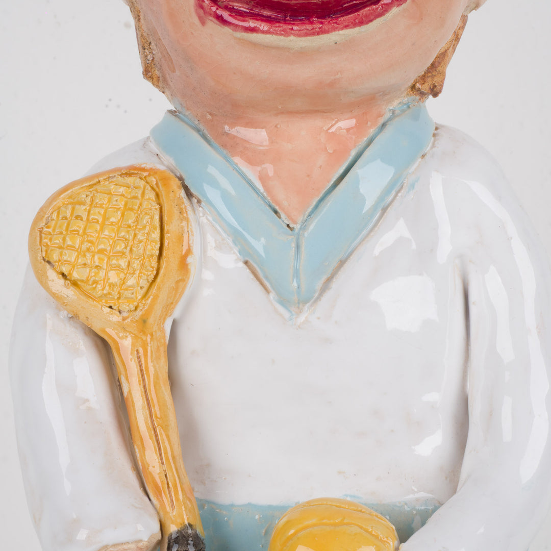 “De Tennisser – Ludiek Keramisch beeld met Karakter”