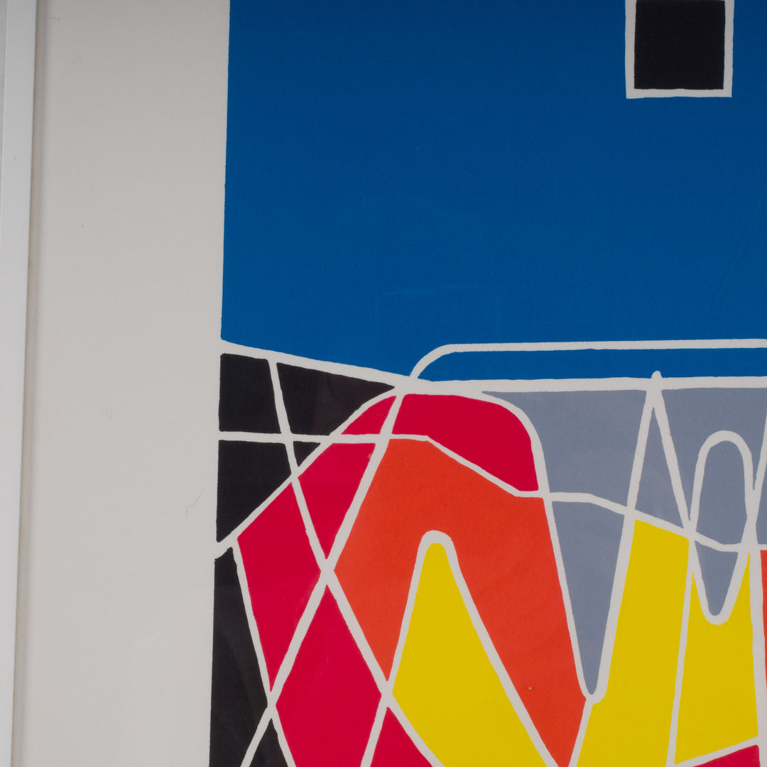 Lithografie 'Compositie in Evenwicht' door Ed Cafmeyer