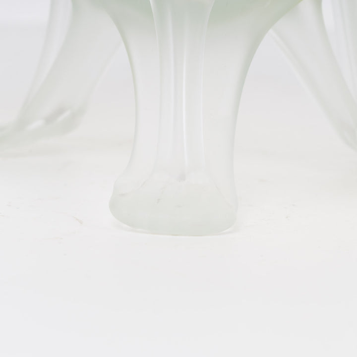 Elegant glass bowl on 3 legs – artistic and unique