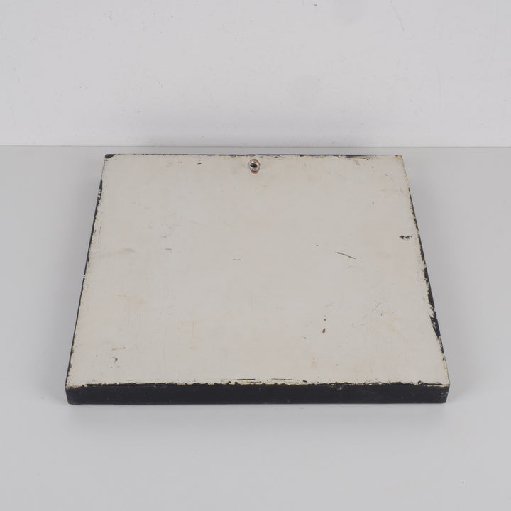 Colorful square Arabic mirror – painted and decorated