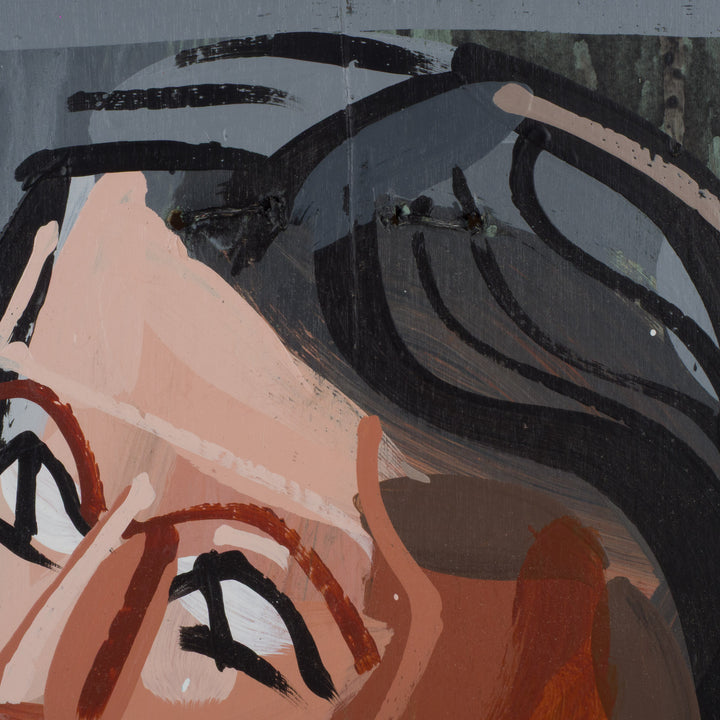 Schilderij Steve Keene – “Can’t Wait” (2017)