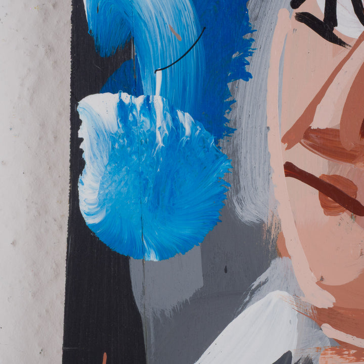 Schilderij Steve Keene – “Can’t Wait” (2017)