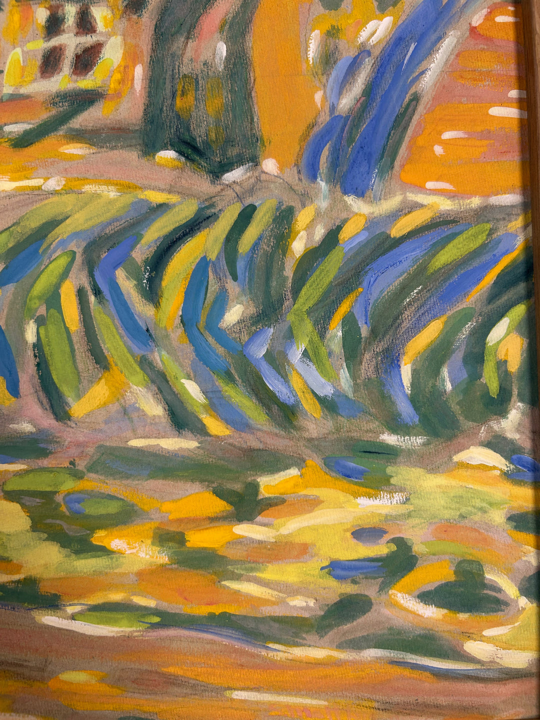 Schilderij 'Landschap in Beweging' door S. Matthijs
