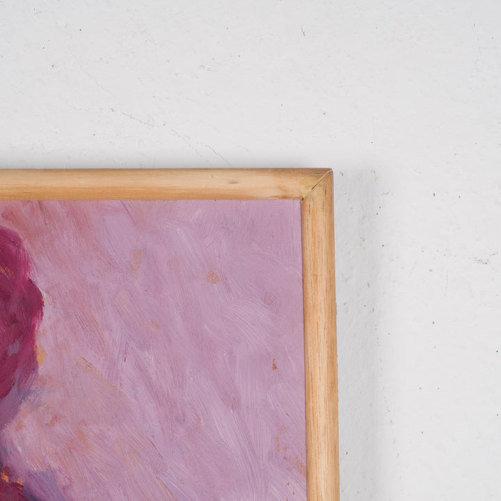 Figuratief schilderij naakt op paneel – Brita