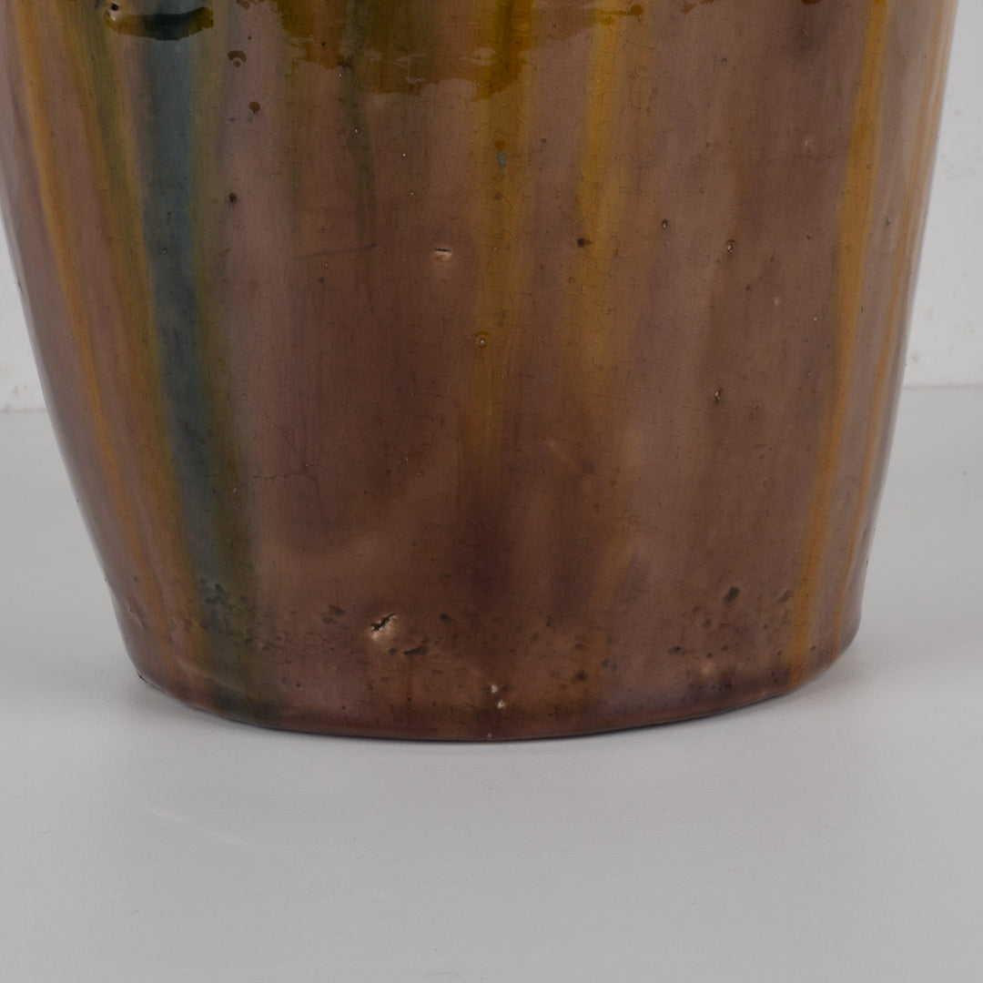 Flemish Earthenware Vase – Early 20th Century (GG3)