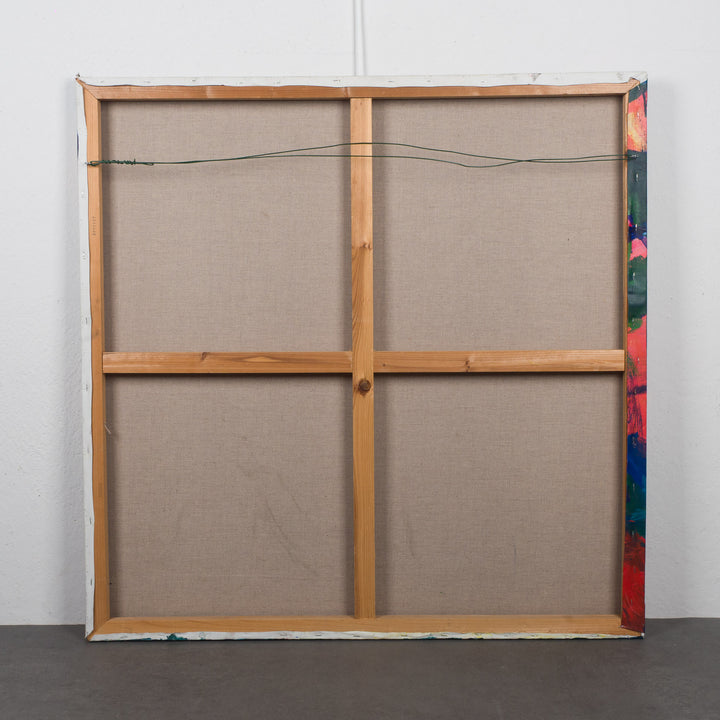 Colorful abstract painting – 100 x 100 cm – Unique and expressive