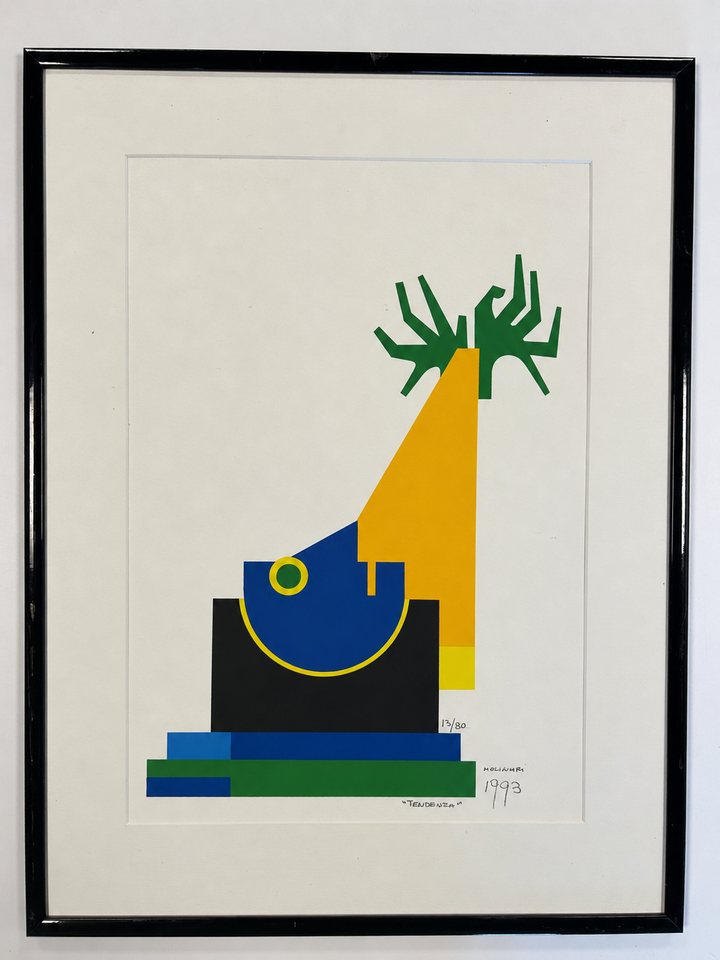 Guido Molinari –  seriegrafie “Tendenza” – 1993 – nr. 13/80 – 49 x 65 x 1,5 cm