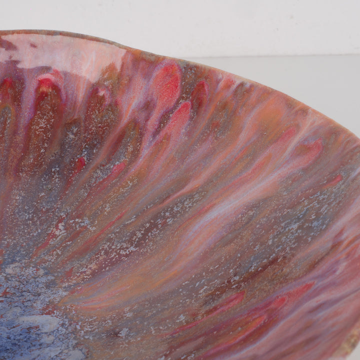 Handgemaakte keramische schaal – Melissa Velter / 33,5 x 33,5 x 8,3 cm