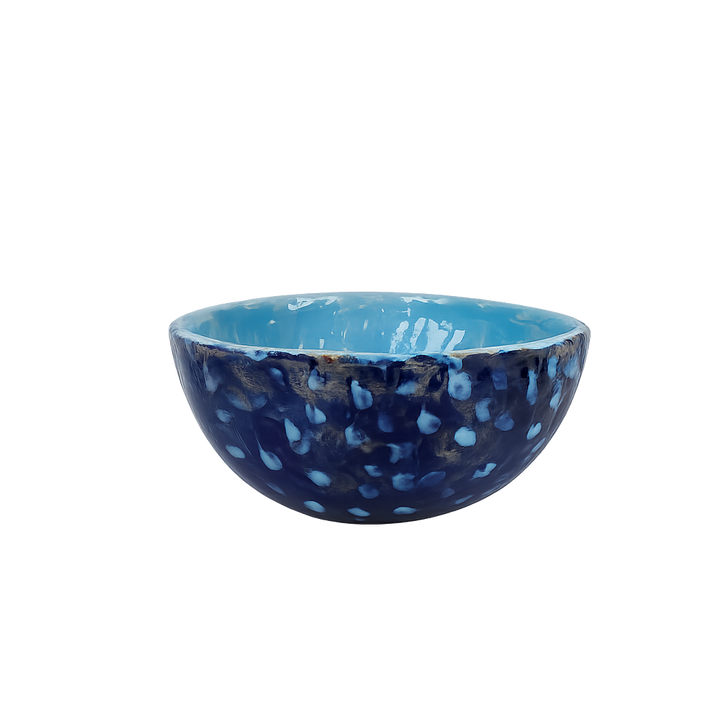 Diepblauwe Handgemaakte Keramische Schaal – Jan Deceuninck | Uniek Atelierstuk