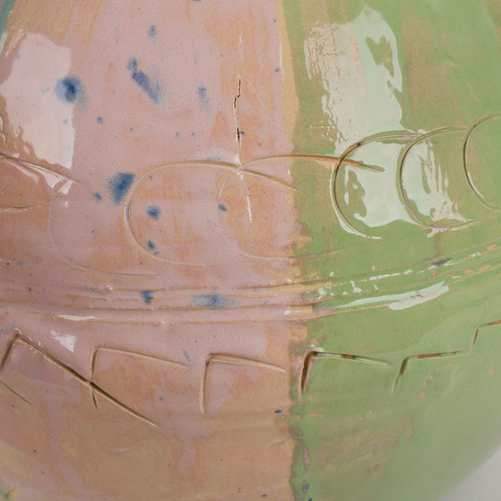 Handgemaakte kleurrijke keramische vaas – Dwayne