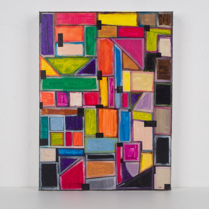 Hedendaags kleurrijk schilderij – JP Terryn | 30 × 40 cm