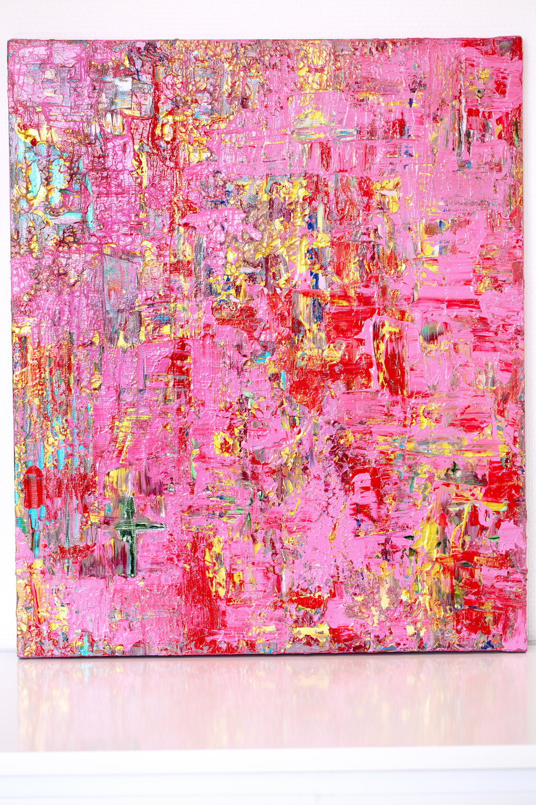 Contemporary painting 'Pritty in pink' by Marc Rubenska