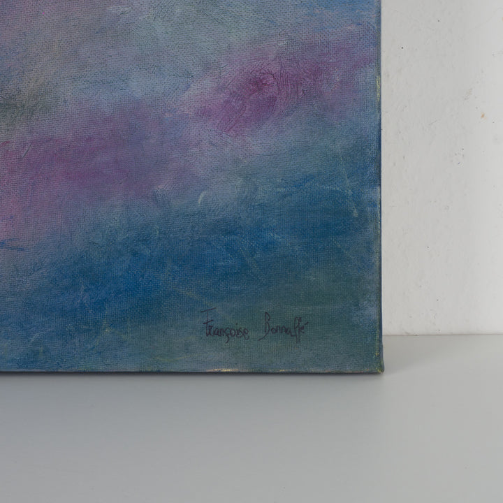 Schilderij met waterlelies – poëtisch en dromerig tafereel (50,5 × 50,5 cm)