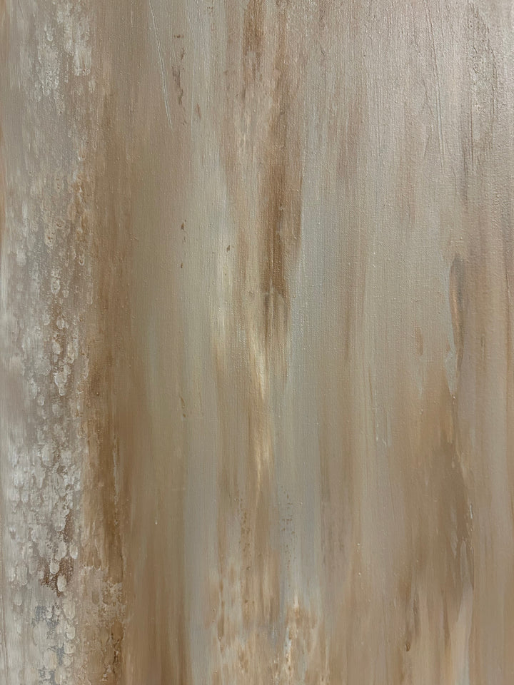 Schilderij "Stilte tussen twee momenten - La Résonance" – 80 x 60 x 4 cm